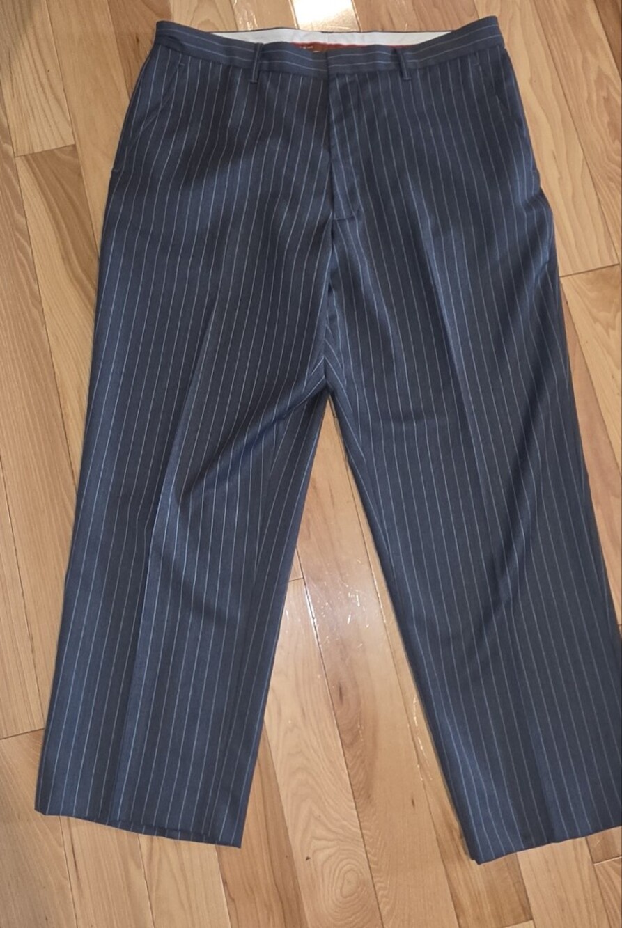 Men's Michael Kors Pinstripe Dress Pants - Navy